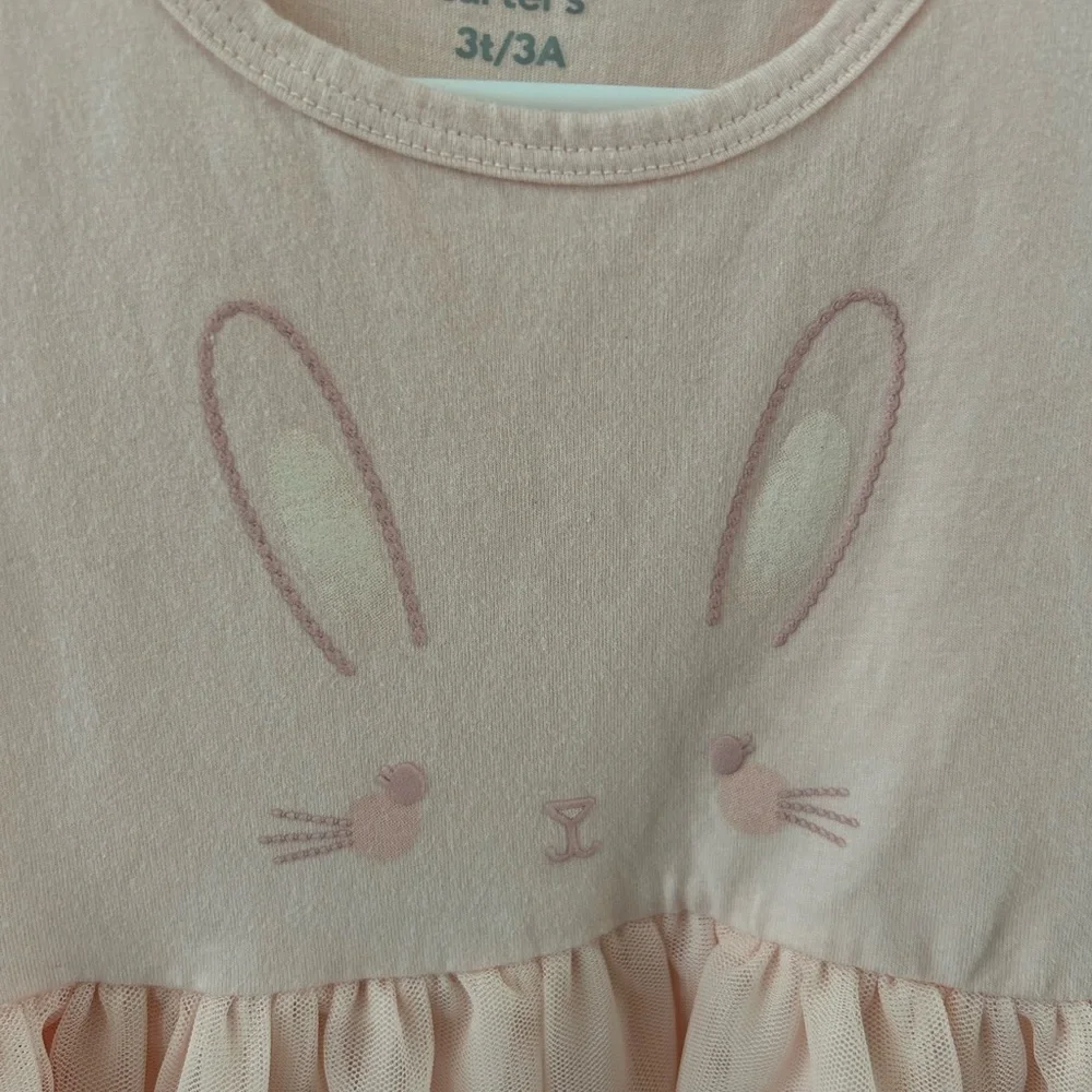 Carter's Blush Bunny Dress - Picture 2 of 4